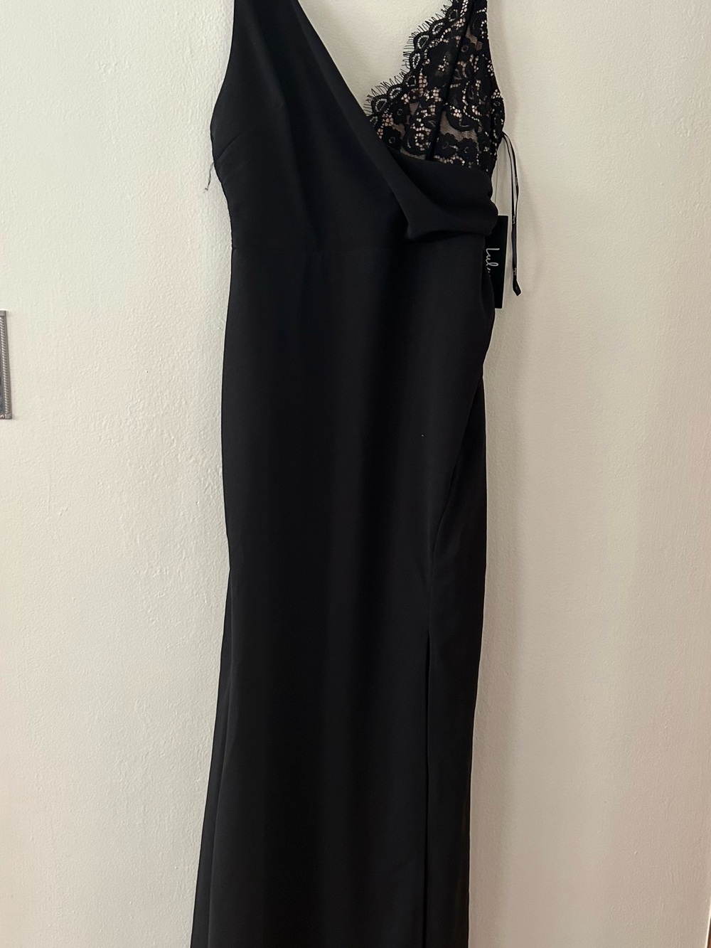 Lulus Black Lace-Trim Slip Dress - Picture 5 of 6